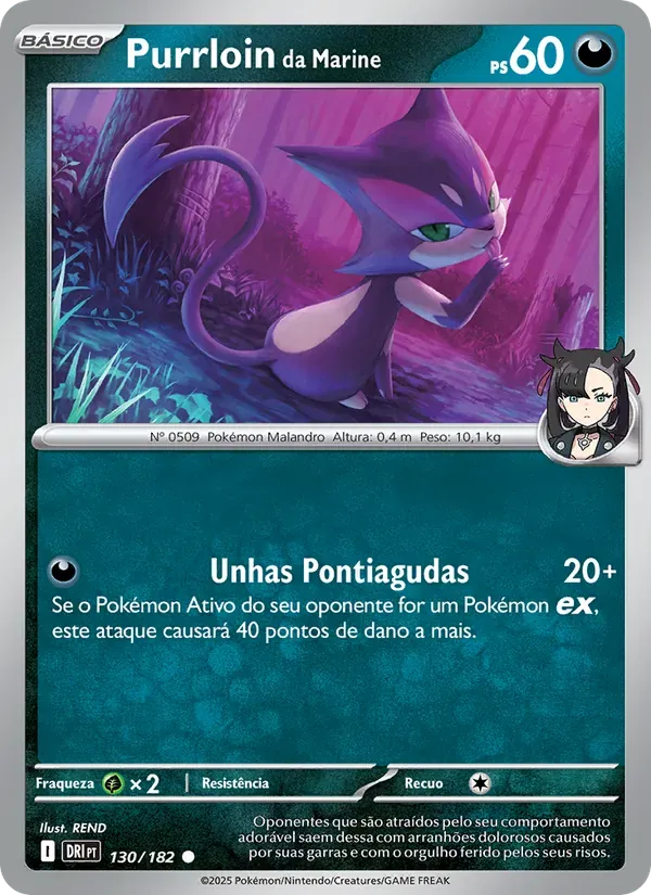 Purrloin da Marine 130/182 Rivais Predestinados