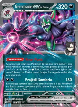 Grimmsnarl ex da Marine 136 Rivais Predestinados