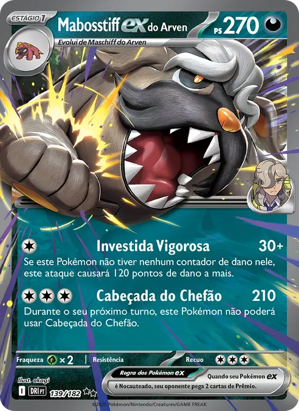 Mabosstiff ex do Arven 139/182 Rivais Predestinados