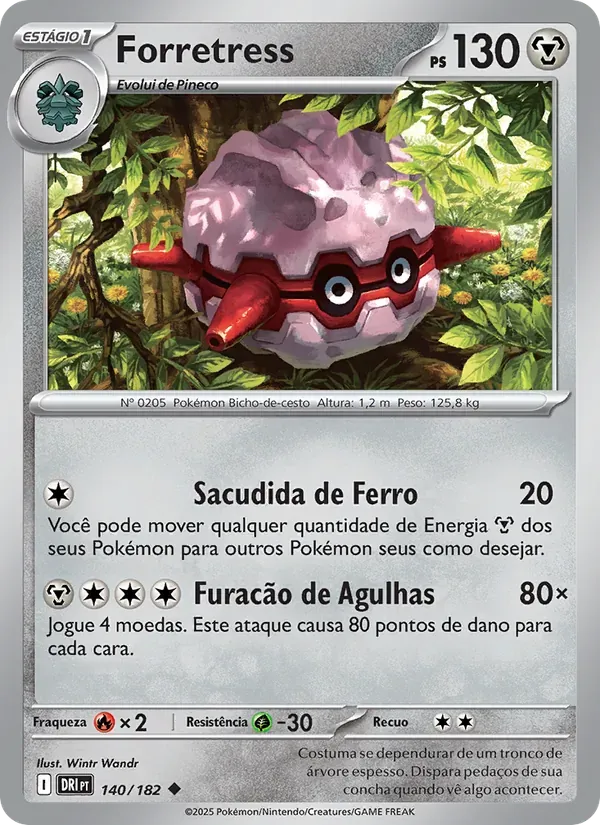Forretress 140/182 Rivais Predestinados