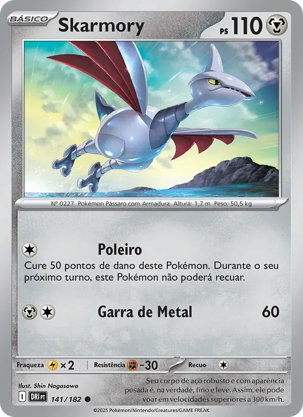 Skarmory 141/182 Rivais Predestinados