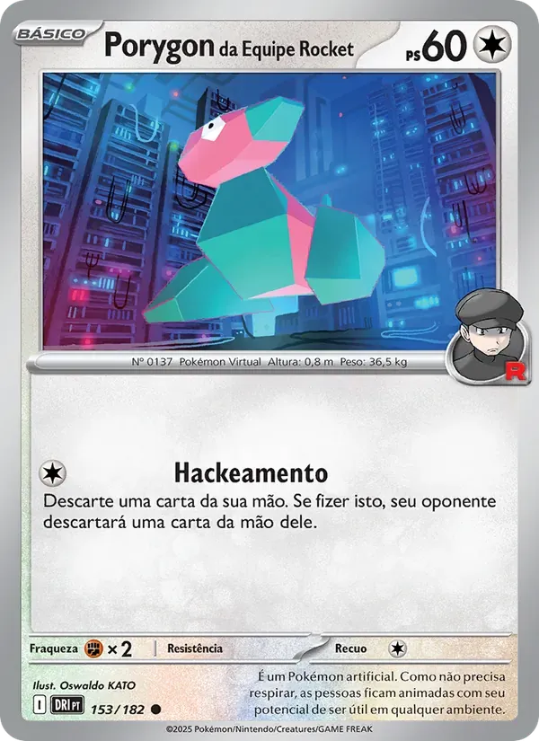 Porygon da Equipe Rocket 153/182 Rivais Predestinados