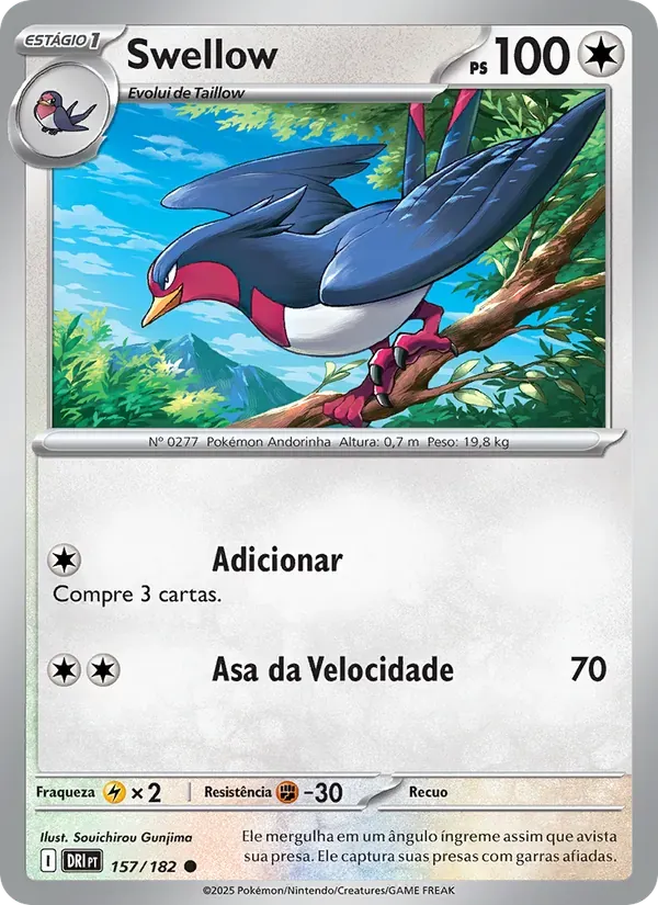Swellow 157/182 Rivais Predestinados
