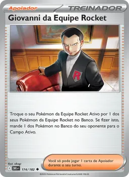 Giovanni da Equipe Rocket 174 Rivais Predestinados