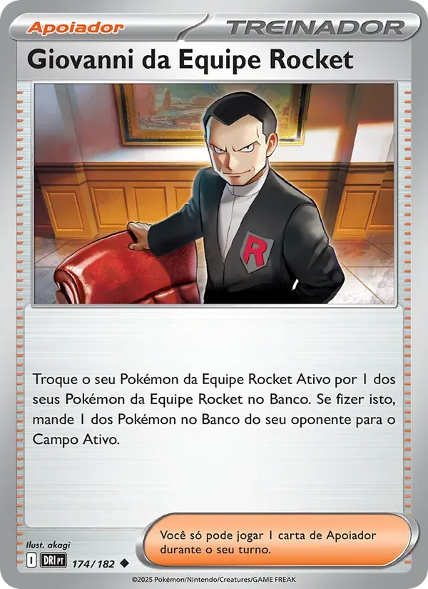 Giovanni da Equipe Rocket 174/182 Rivais Predestinados