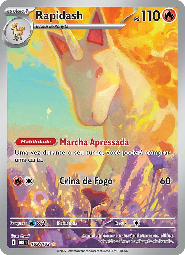 Rapidash 189/182 Rivais Predestinados