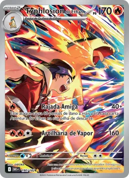 Typhlosion do Ethan 190 Rivais Predestinados