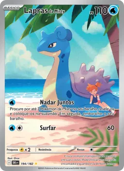 Lapras da Misty 194 Rivais Predestinados