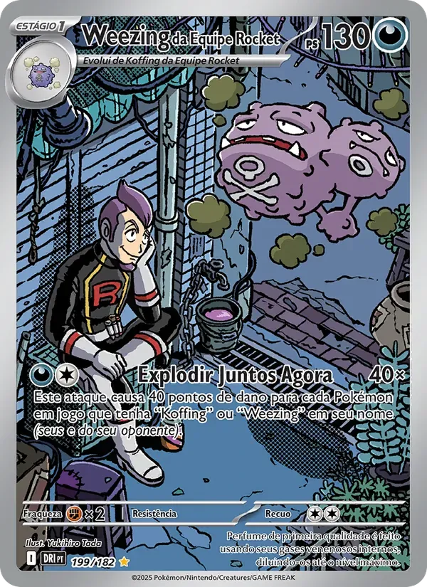 Weezing da Equipe Rocket 199/182 Rivais Predestinados