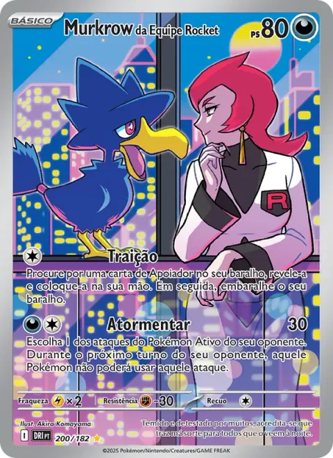 Murkrow da Equipe Rocket 200/182