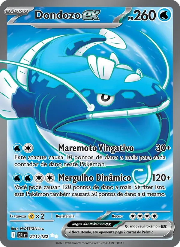 Dondozo ex 211/182 Rivais Predestinados
