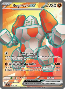 Regirock ex 214 Rivais Predestinados