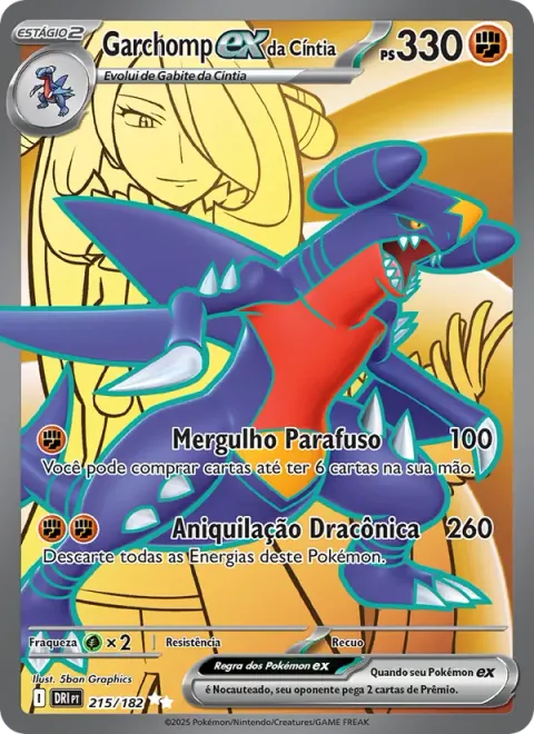 Garchomp ex da Cíntia 215/182