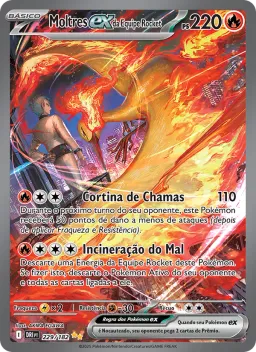 Moltres ex da Equipe Rocket 229 Rivais Predestinados