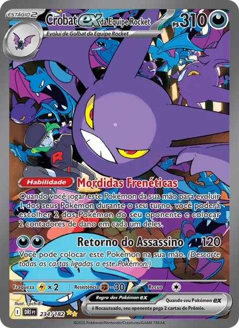 Crobat ex da Equipe Rocket 234/182