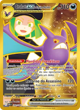 Crobat ex da Equipe Rocket 242 Rivais Predestinados