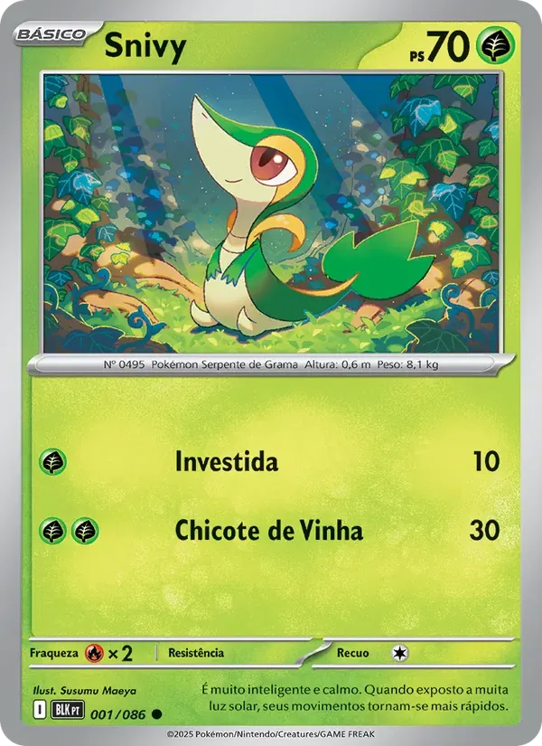 Snivy 001/86 Raio Preto