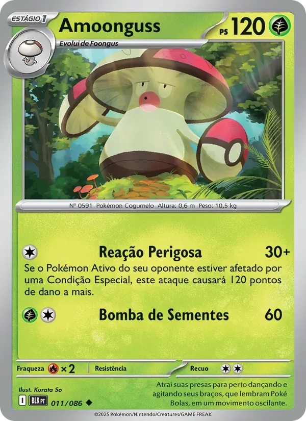 Amoonguss 011/86 Raio Preto