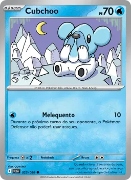 Cubchoo 025 Raio Preto