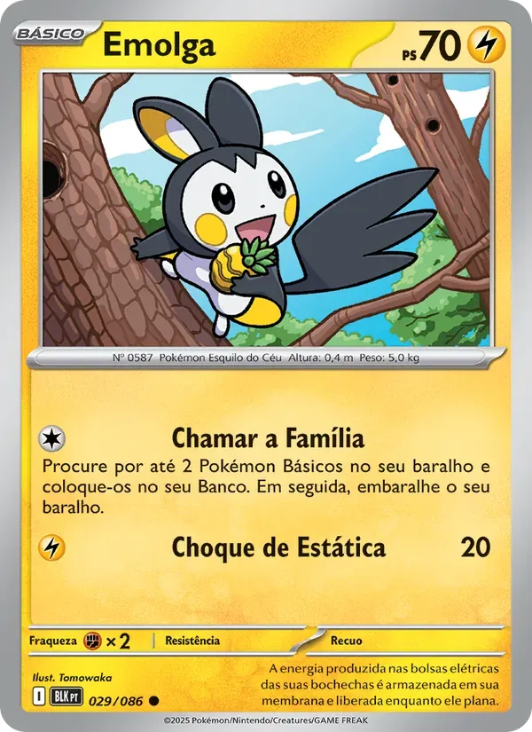 Emolga 029/86 Raio Preto
