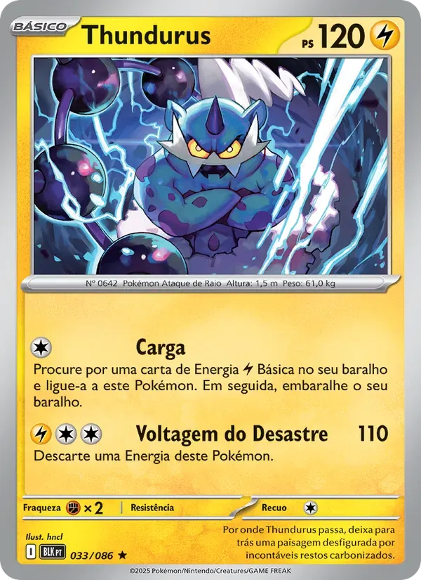 Thundurus 033/86 Raio Preto