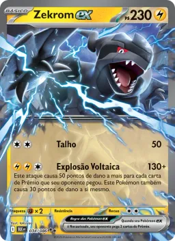 Zekrom ex 034 Raio Preto