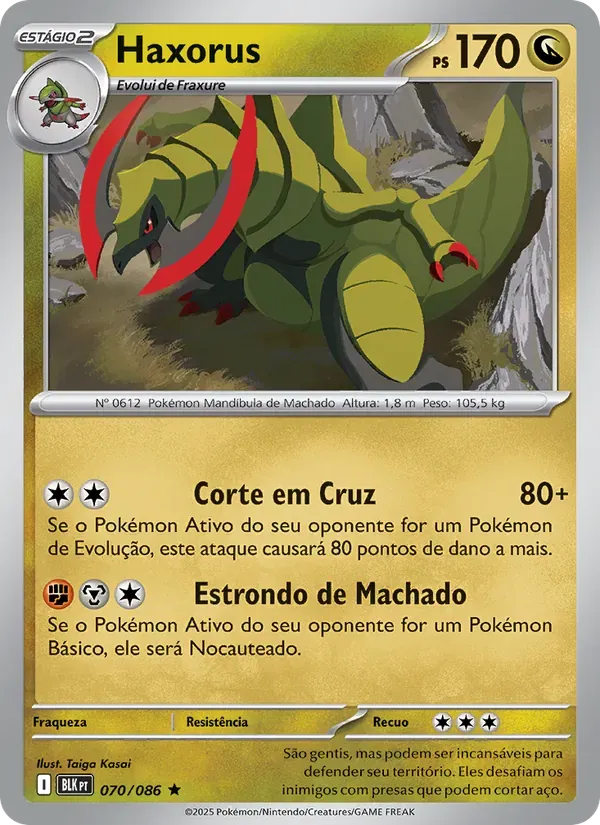 Haxorus 070/86 Raio Preto