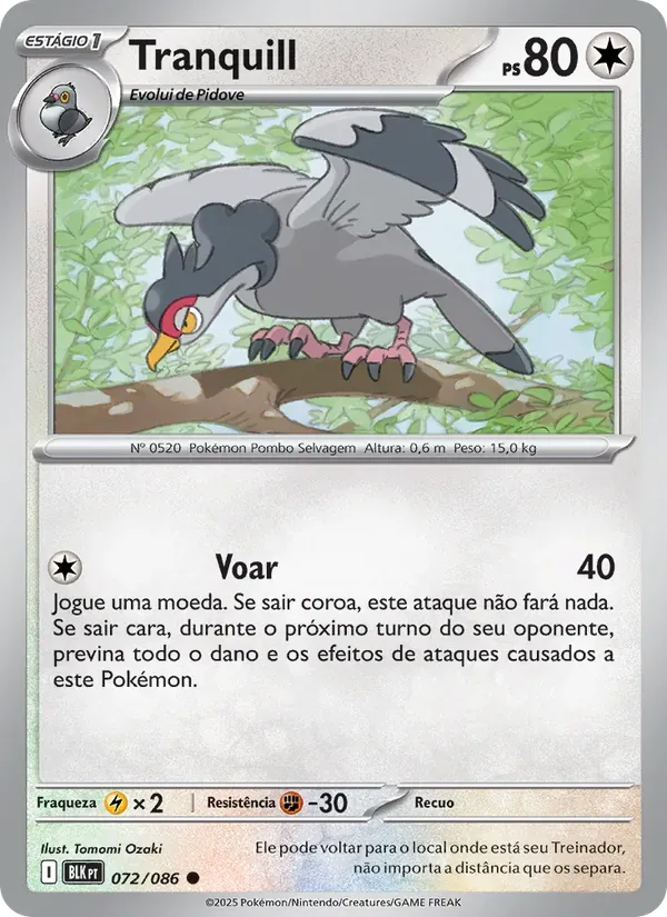 Tranquill 072/86 Raio Preto