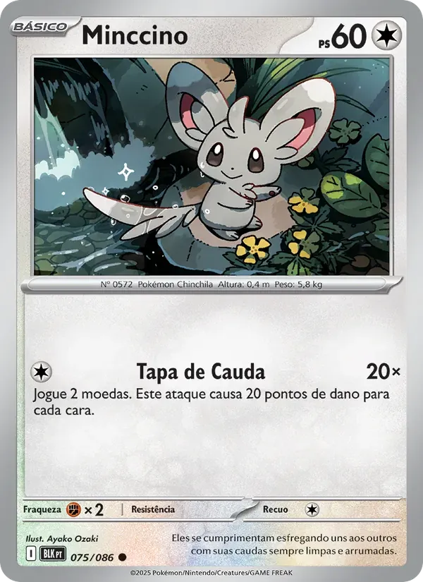 Minccino 075/86 Raio Preto