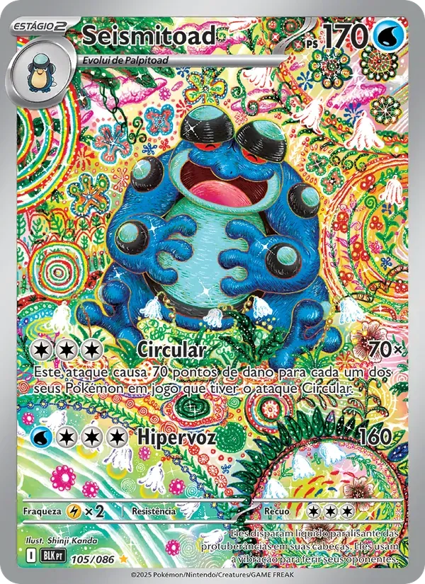 Seismitoad 105/86 Raio Preto