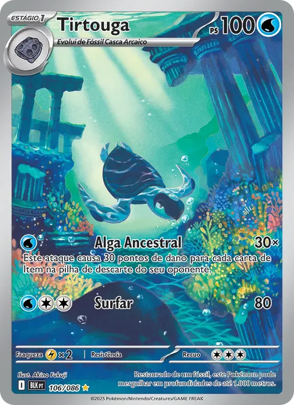 Tirtouga 106/86 Raio Preto