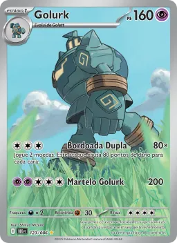 Golurk 123 Raio Preto