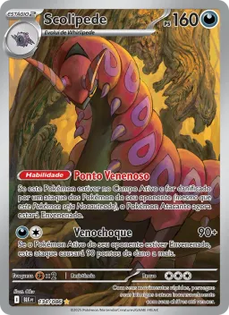 Scolipede 134 Raio Preto