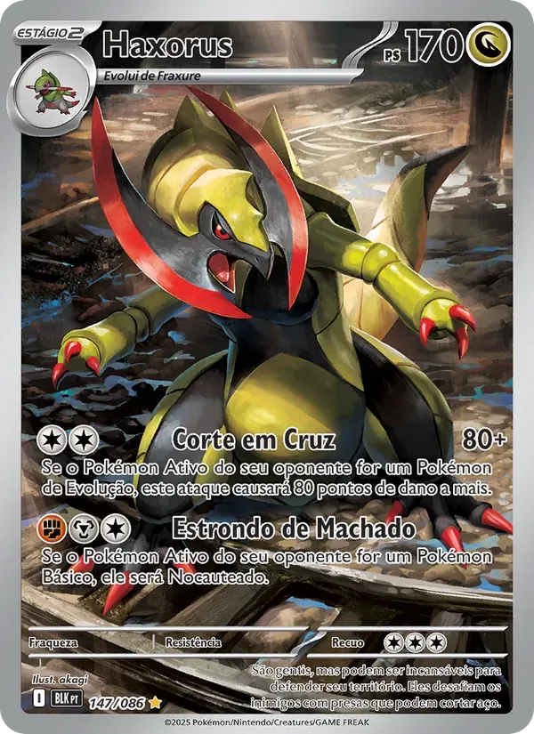 Haxorus 147/86 Raio Preto