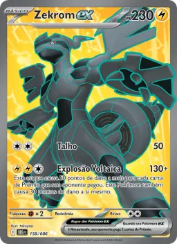 Zekrom ex 158 Raio Preto