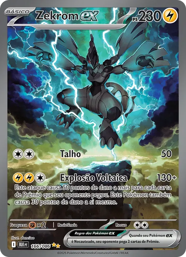 Zekrom ex 166/86 Raio Preto