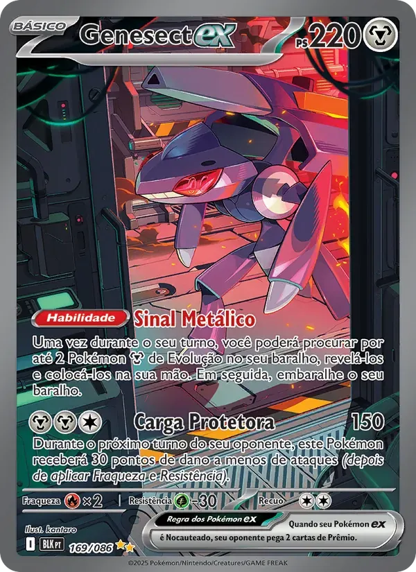 Genesect ex 169/86 Raio Preto