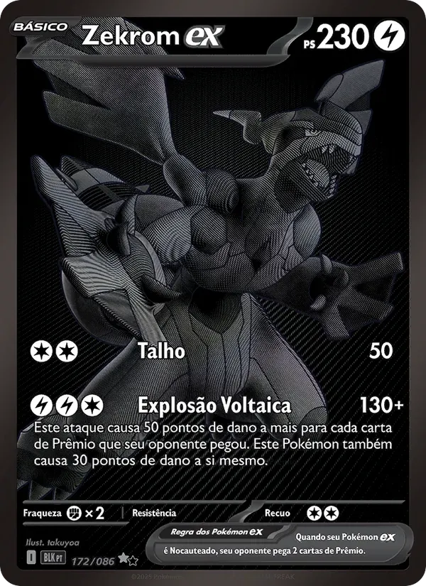 Zekrom ex 172/86 Raio Preto