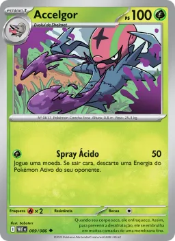 Accelgor 009 Fogo Branco