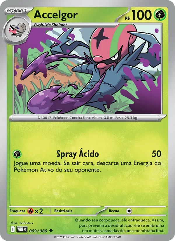 Accelgor 009/86 Fogo Branco