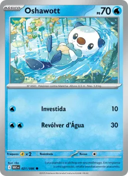 Oshawott 021 Fogo Branco