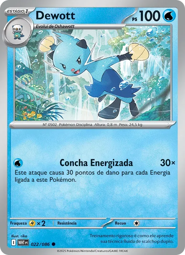 Dewott 022/86 Fogo Branco