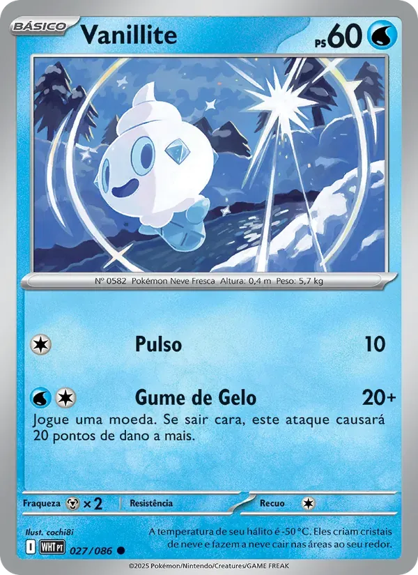 Vanillite 027/86 Fogo Branco