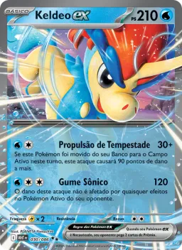 Keldeo ex 030 Fogo Branco