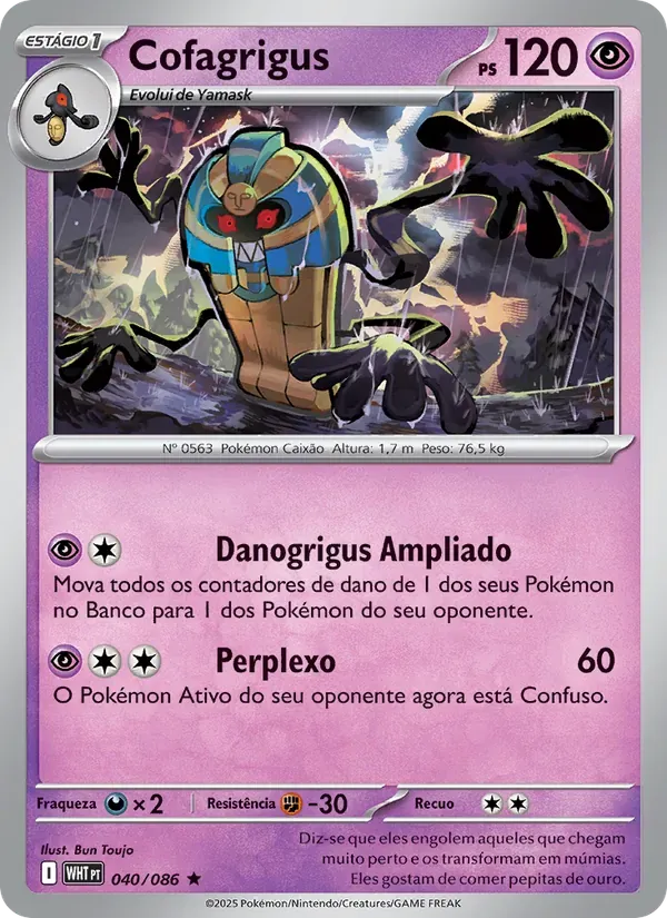 Cofagrigus 040/86 Fogo Branco
