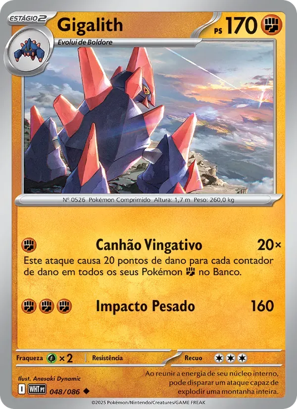 Gigalith 048/86 Fogo Branco