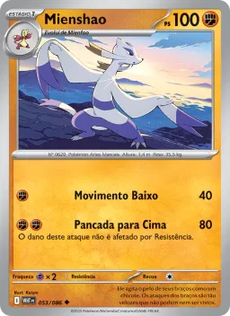 Mienshao 053 Fogo Branco