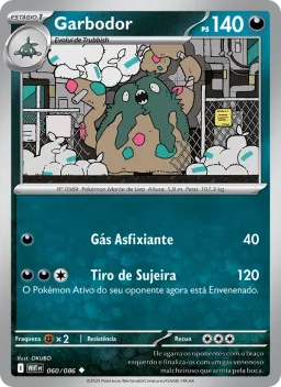 Garbodor 060 Fogo Branco