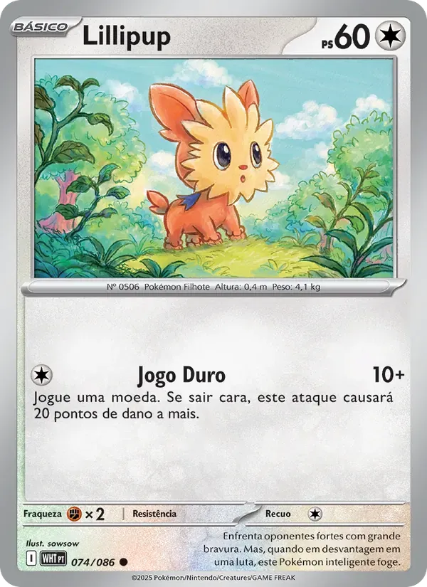 Lillipup 074/86 Fogo Branco