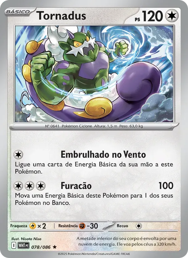 Tornadus 078/86 Fogo Branco